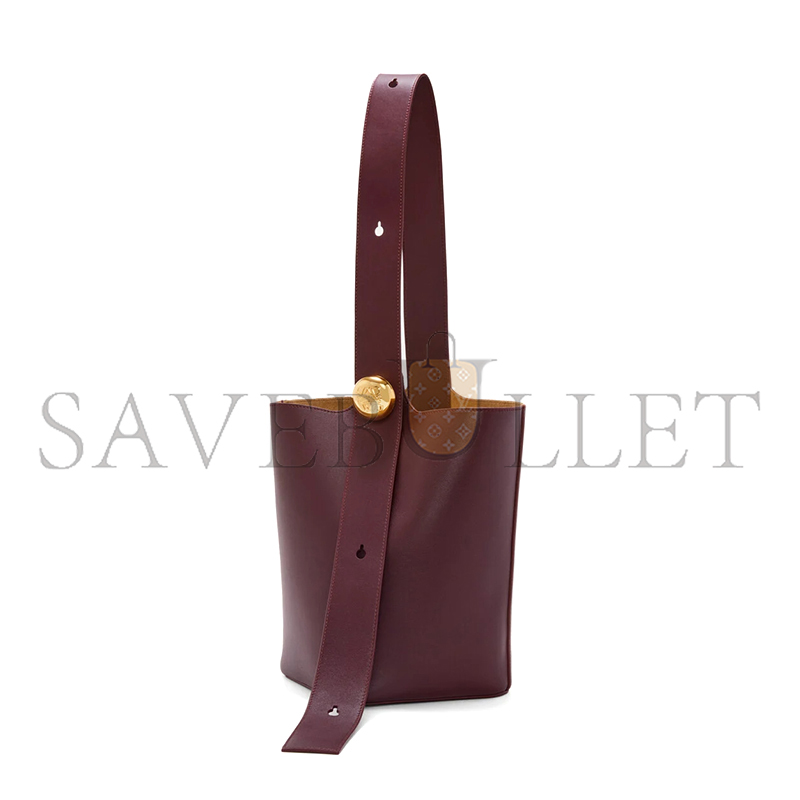 LOEWE MEDIUM PEBBLE BUCKET IN SMOOTH CALFSKIN AANBBBWX01 (28*24.5*23.5cm)